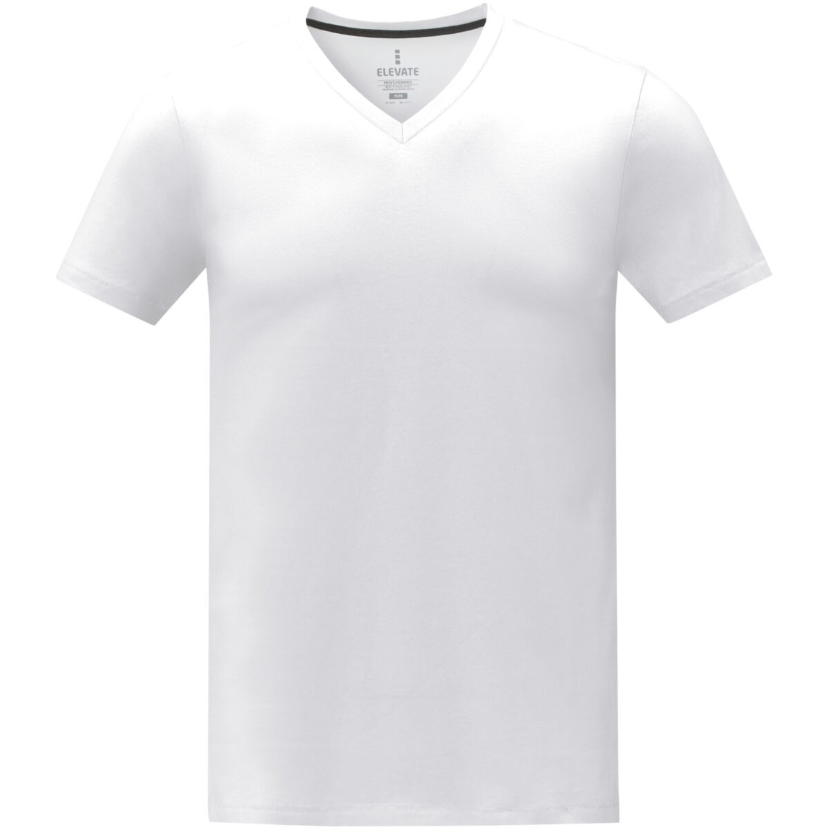 Somoto short sleeve men's v-neck t-shirt – White front view