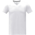 Somoto short sleeve men's v-neck t-shirt – White front view