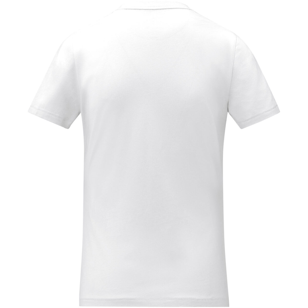 Somoto short sleeve women's v-neck t-shirt – White back view