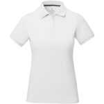 Calgary short sleeve women's polo – White front view