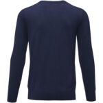 Merrit men's crewneck pullover – Navy back view