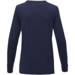 Merrit women's crewneck pullover – Navy back view