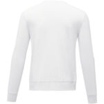 Zenon men’s crewneck sweater – White back view