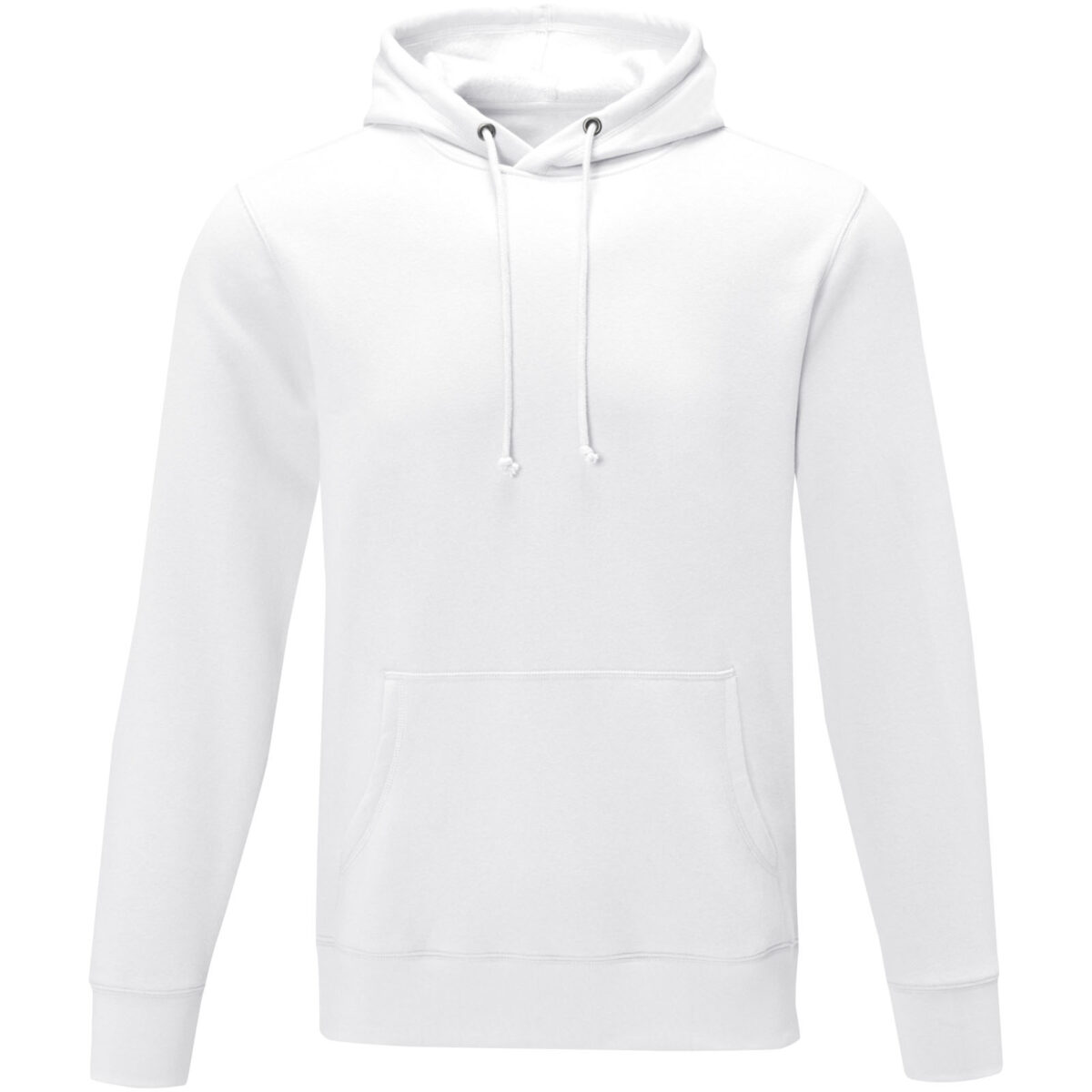Charon men’s hoodie – White front view
