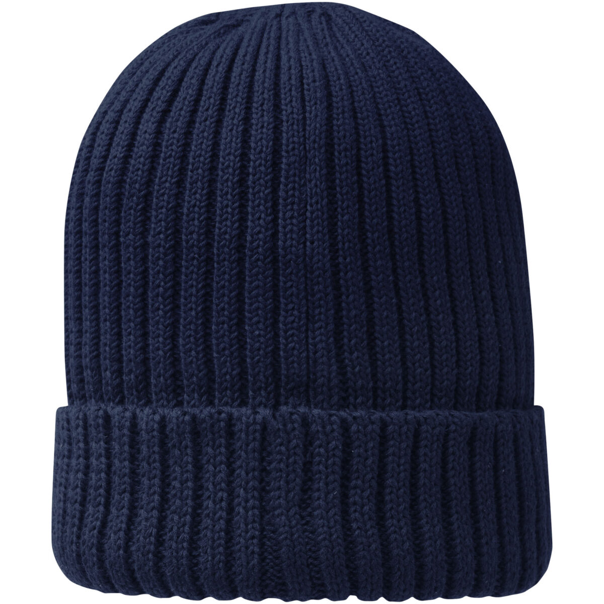 Ives organic beanie – Navy back view
