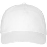 Feniks 5 panel cap – White front view