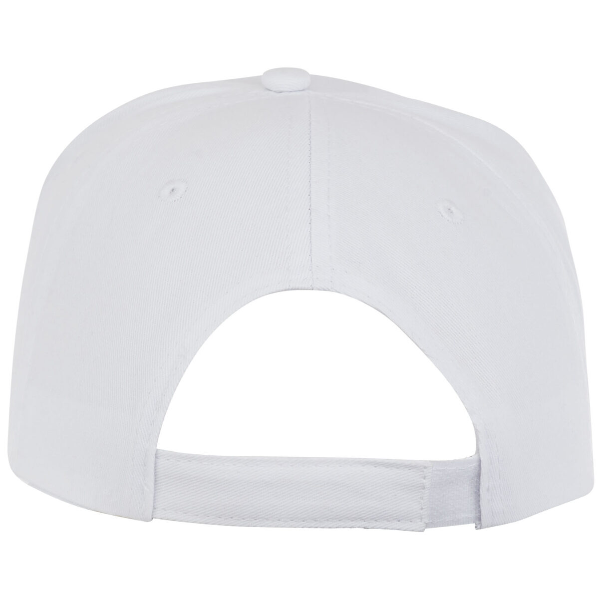 Hades 5 panel cap – White back view