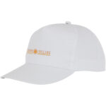Hades 5 panel cap – White with logo