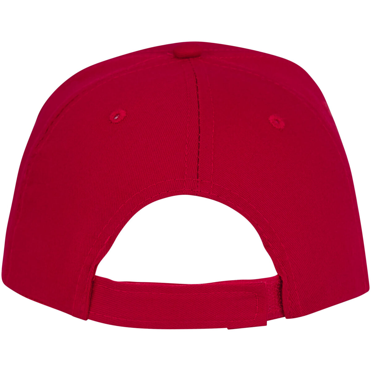 Ceto 5 panel sandwich cap – Red back view