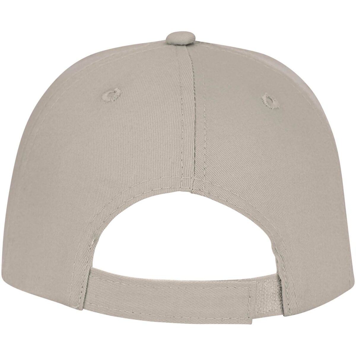 Ares 6 panel cap – Oatmeal back view