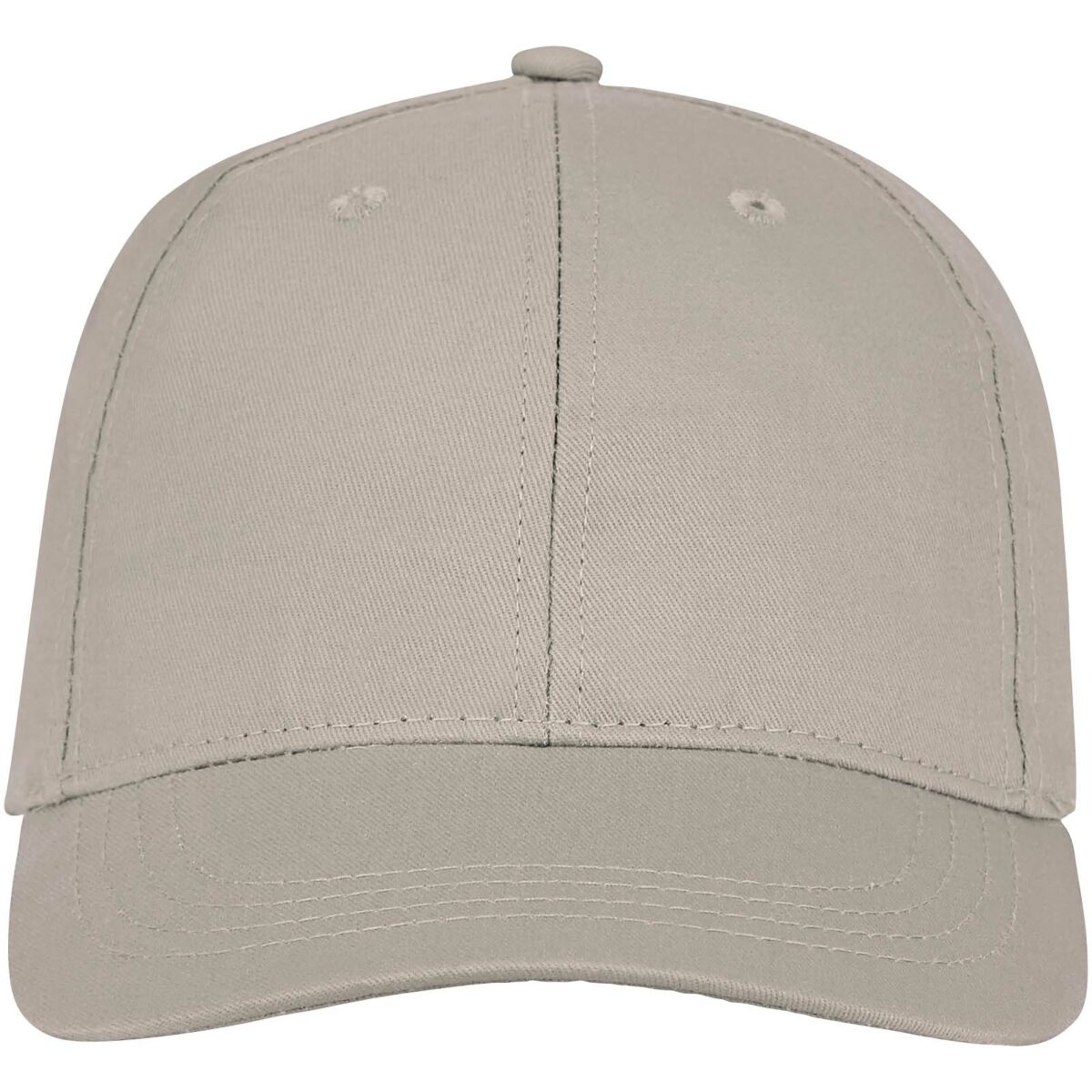 Ares 6 panel cap – Oatmeal front view