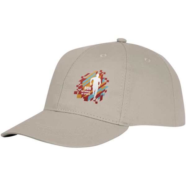 Ares 6 panel cap – Oatmeal with logo