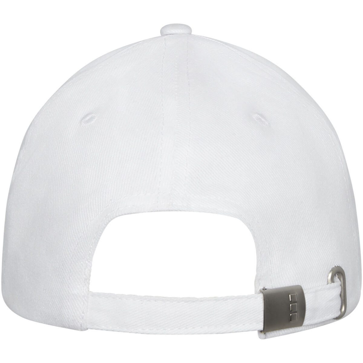Davis 6 panel cap – White back view