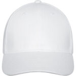 Davis 6 panel cap – White front view