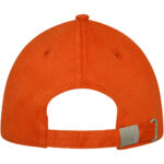 Darton 6 panel sandwich cap – Orange back view