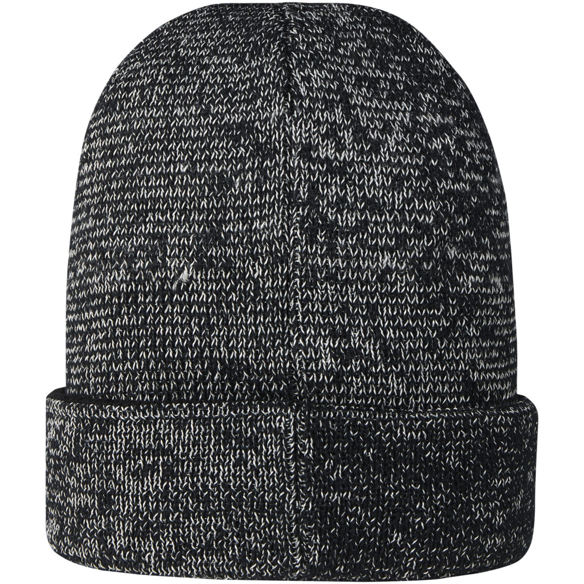 Rigi reflective beanie – Solid black back view