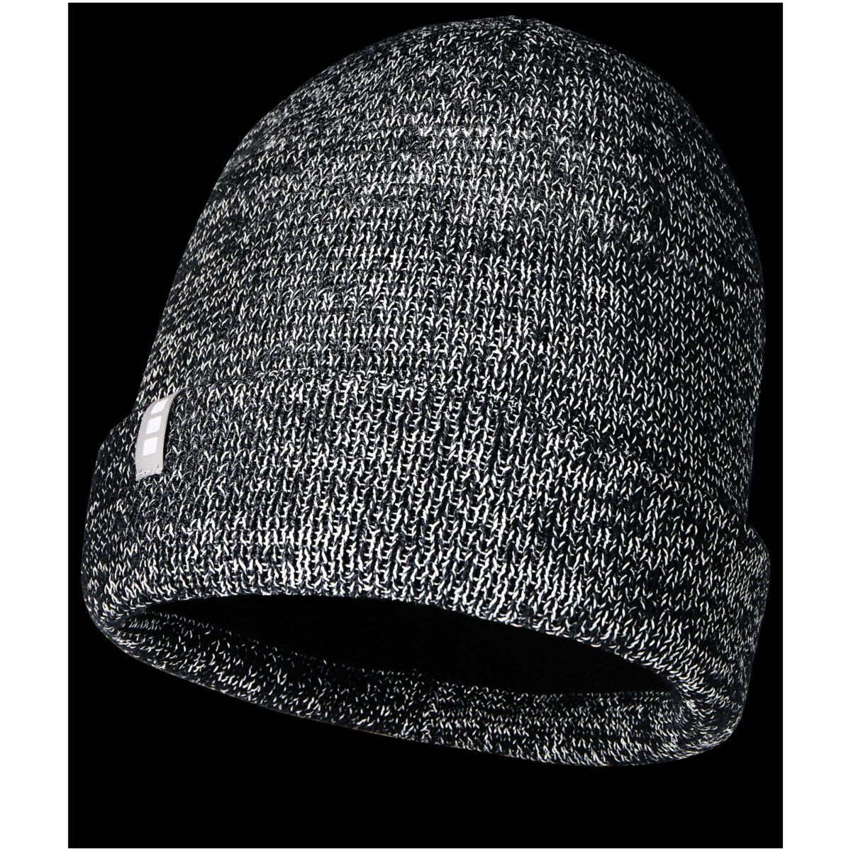 Rigi reflective beanie – Solid black extra view