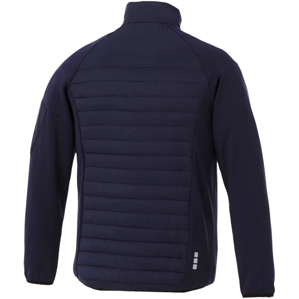 Banff men's hybrid insulated jacket – Navy back view