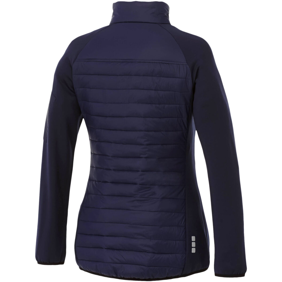 Banff women's hybrid insulated jacket – Navy back view