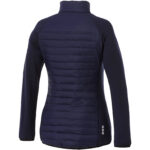 Banff women's hybrid insulated jacket – Navy back view