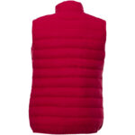 Pallas women's insulated bodywarmer – Red back view