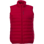Pallas women's insulated bodywarmer – Red front view