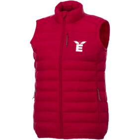 Pallas women's insulated bodywarmer – Red with logo