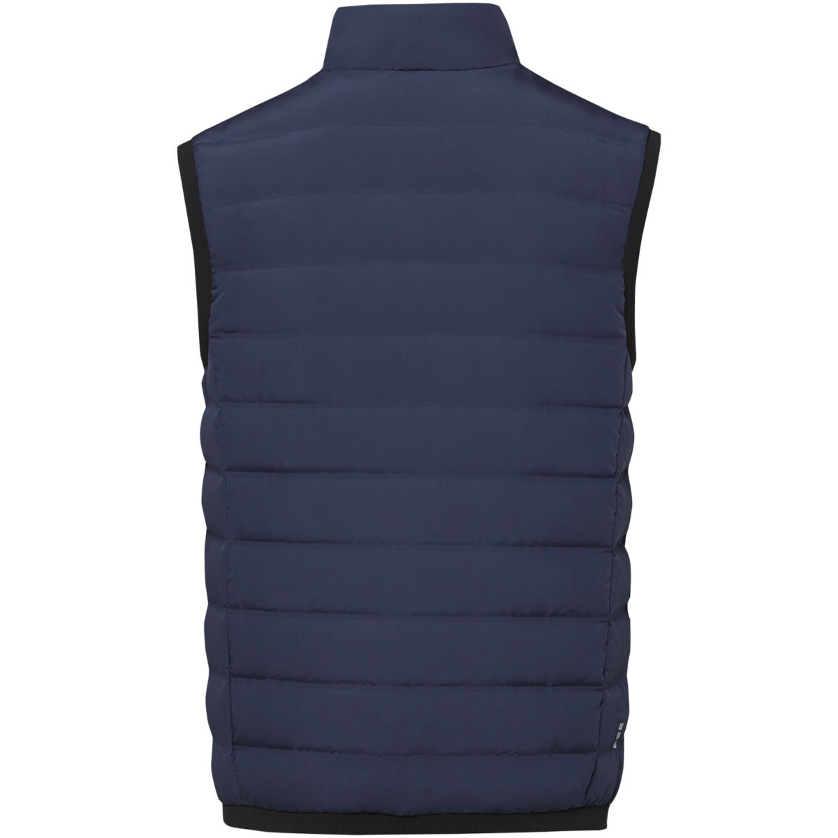 Caltha men's insulated down bodywarmer – Navy back view