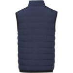 Caltha men's insulated down bodywarmer – Navy back view