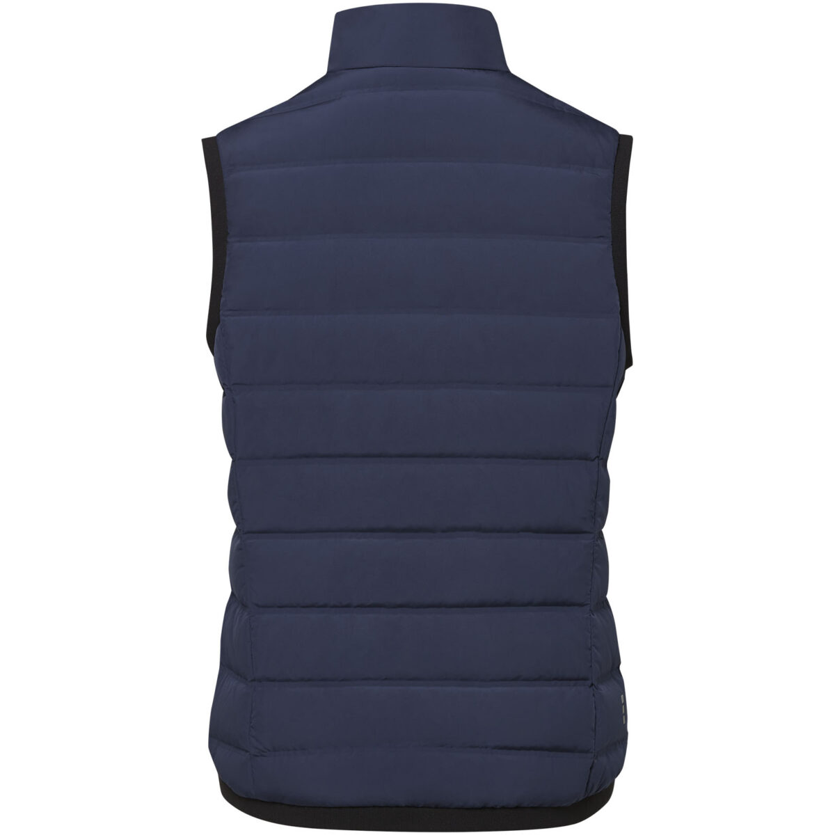 Caltha women's insulated down bodywarmer – Navy back view