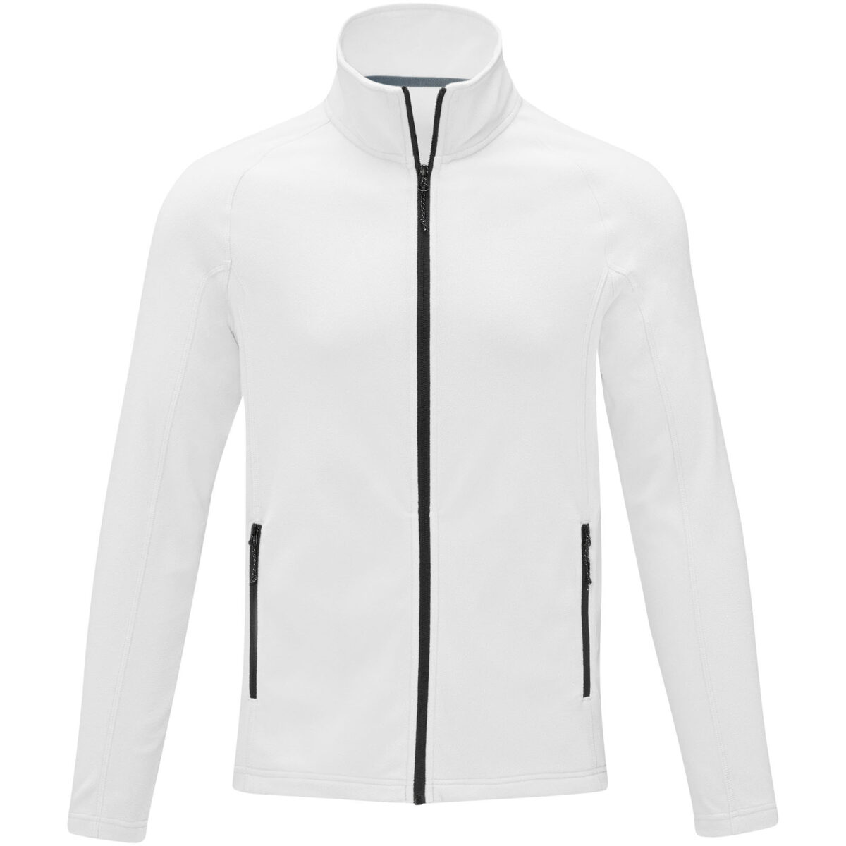 Zelus men's fleece jacket – White front view