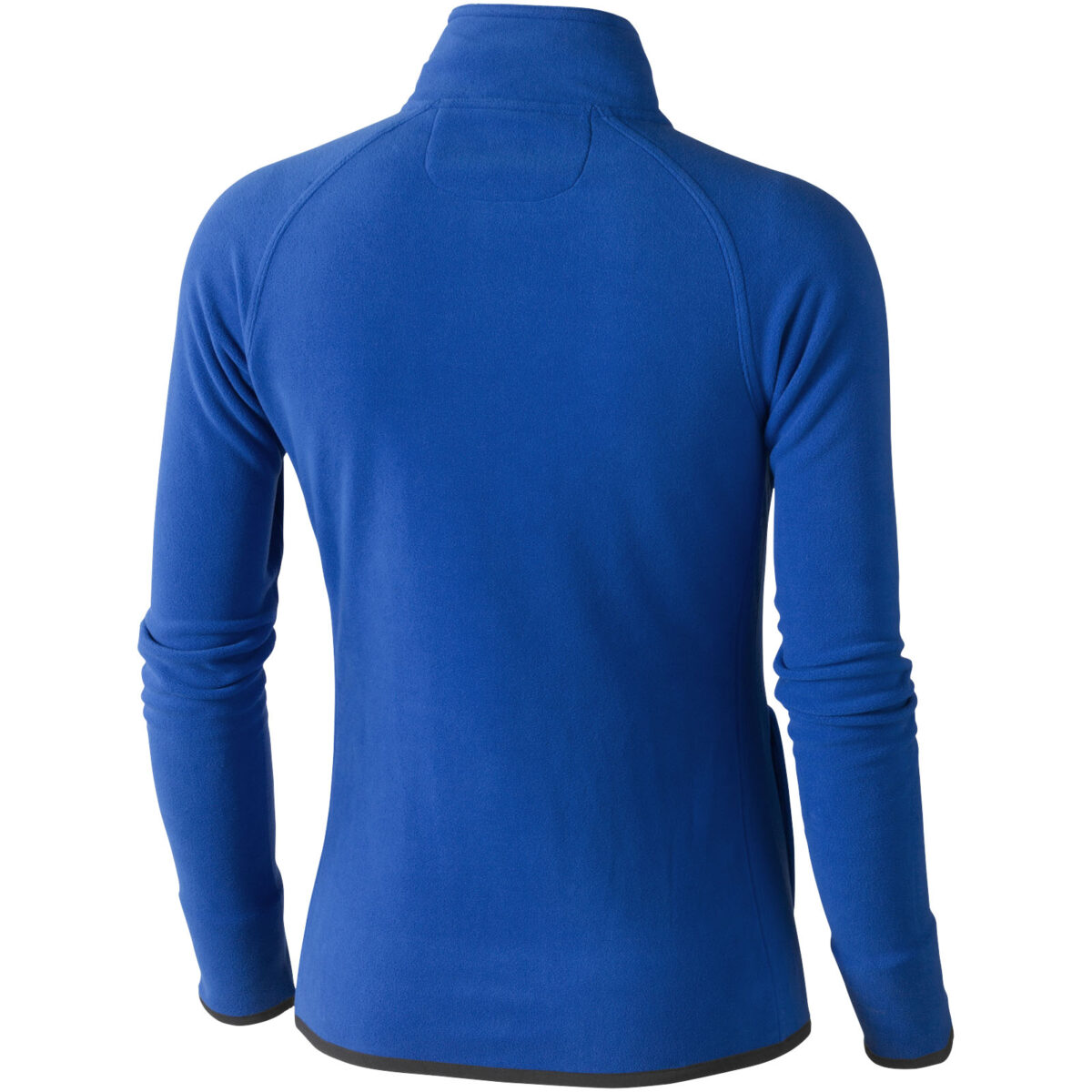 Brossard women's full zip fleece jacket – Blue back view
