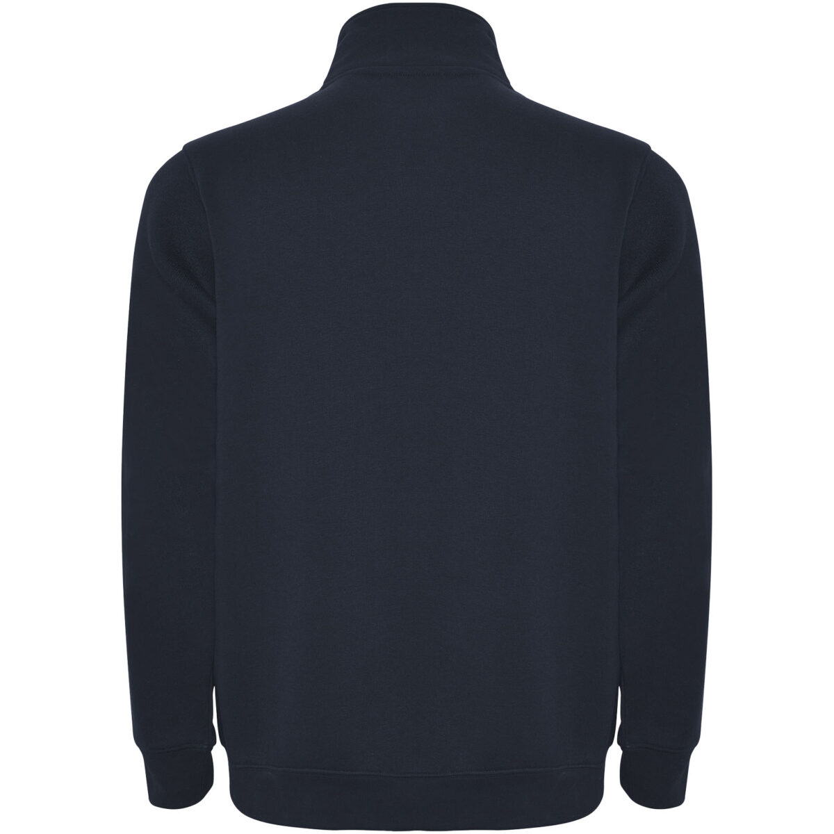 Aneto quarter zip sweater – Navy Blue back view