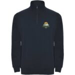 Aneto quarter zip sweater – Navy Blue with logo