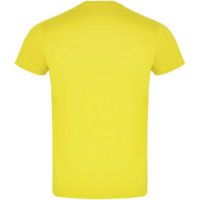 Atomic short sleeve unisex t-shirt – Yellow back view