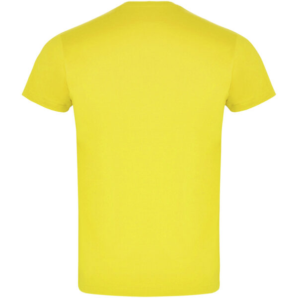 Atomic short sleeve unisex t-shirt – Yellow back view