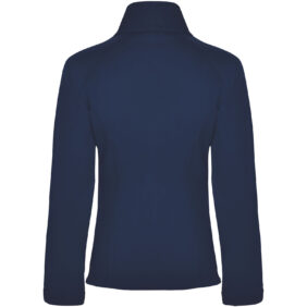 Antartida women's softshell jacket – Navy Blue back view