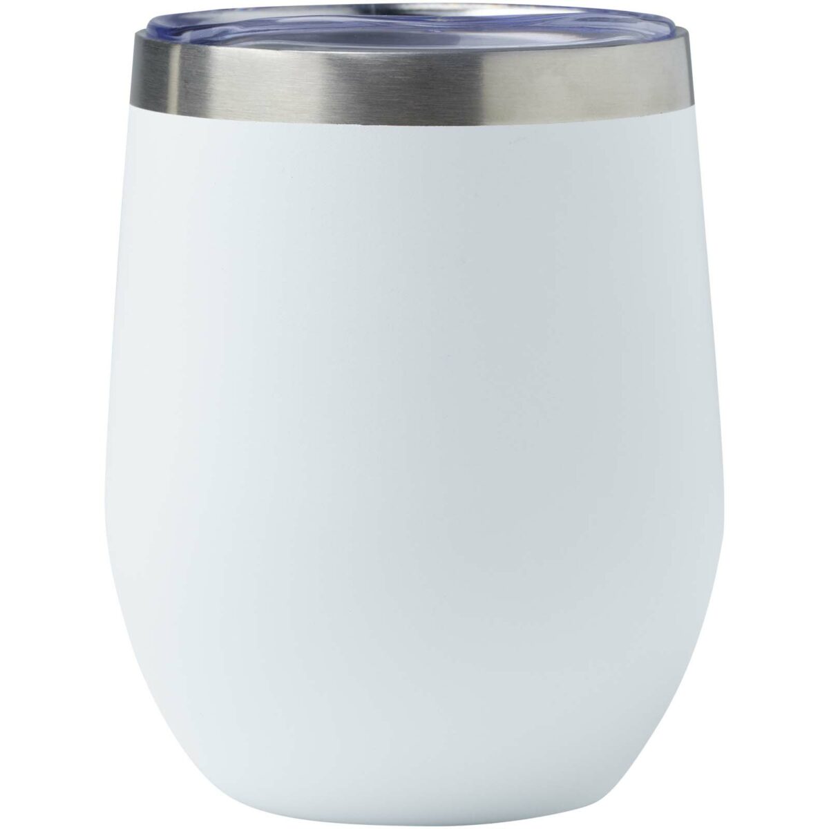 Corzo 350 ml RCS certified recycled stainless steel copper vacuum insulated cup – White front view