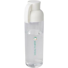 Illuminate 600 ml RPET water bottle – White with logo