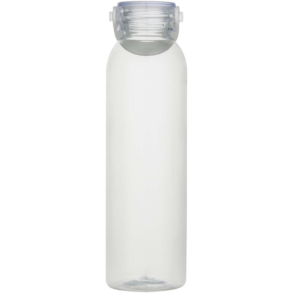 Alti 630 ml RCS recycled plastic water bottle – Transparent clear front view