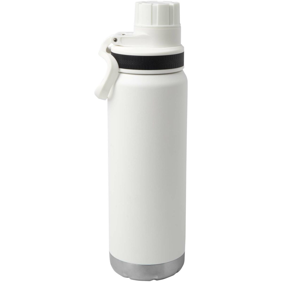 Fortis 700 ml RCS certified recycled stainless steel copper vacuum insulated water bottle – White back view