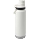 Fortis 700 ml RCS certified recycled stainless steel copper vacuum insulated water bottle – White back view
