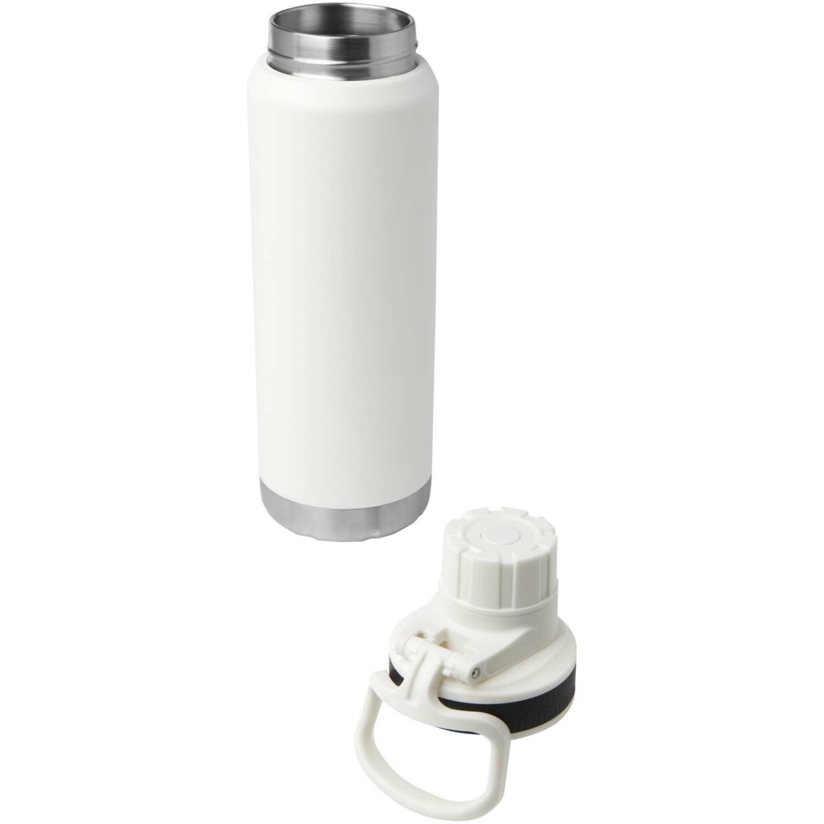 Fortis 700 ml RCS certified recycled stainless steel copper vacuum insulated water bottle – White extra view