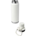Fortis 700 ml RCS certified recycled stainless steel copper vacuum insulated water bottle – White extra view