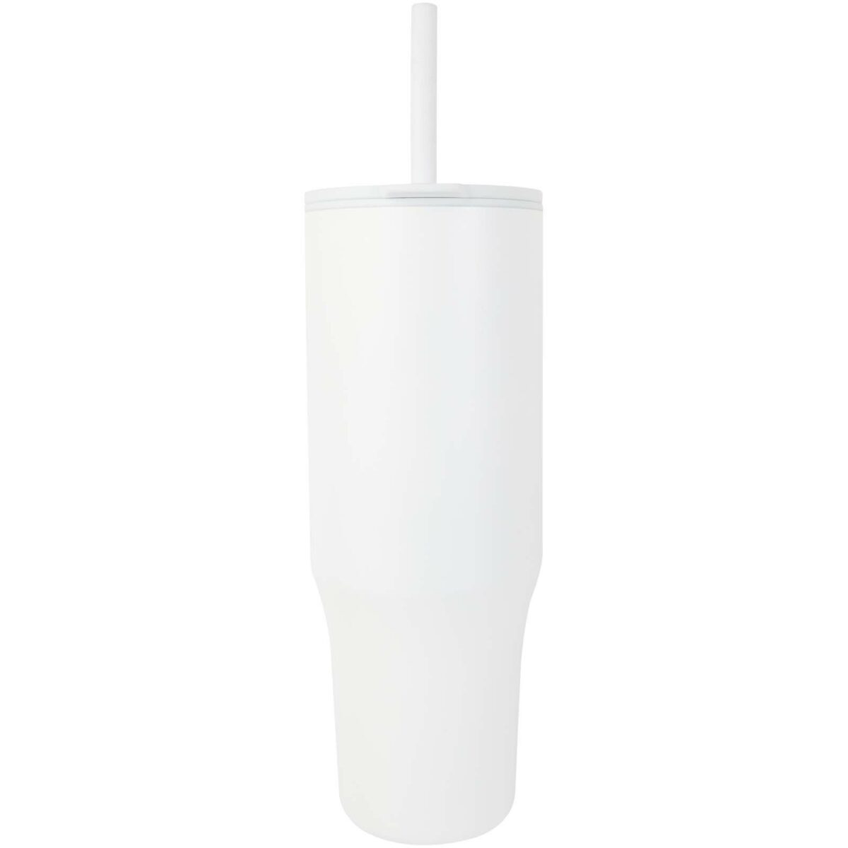 Brady 900 ml RCS certified insulated tumbler with silicone straw – White front view