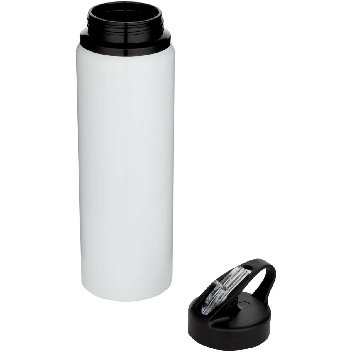 Fitz 800 ml RCS recycled single wall stainless steel water bottle – White extra view