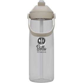 Camelbak® Thrive Flip 750 ml Tritan Renew water bottle with flip straw – Transparent clear with logo