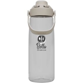 Camelbak® Thrive Chug 750 ml Tritan Renew water bottle with flip cap – Transparent clear with logo