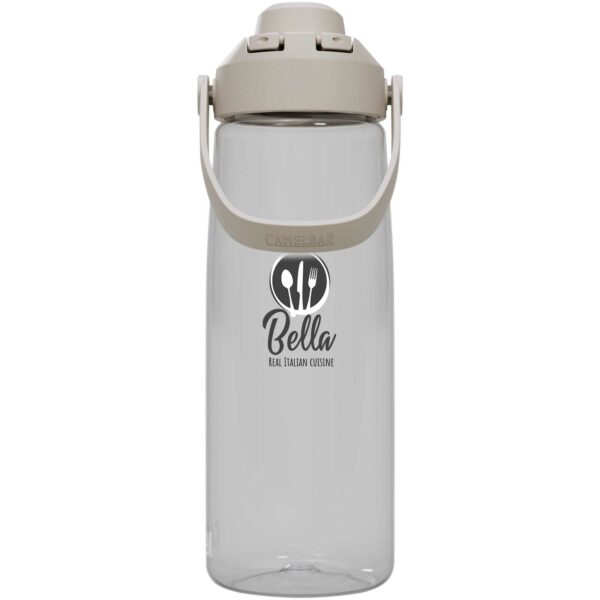 Camelbak® Thrive Chug 750 ml Tritan Renew water bottle with flip cap – Transparent clear with logo