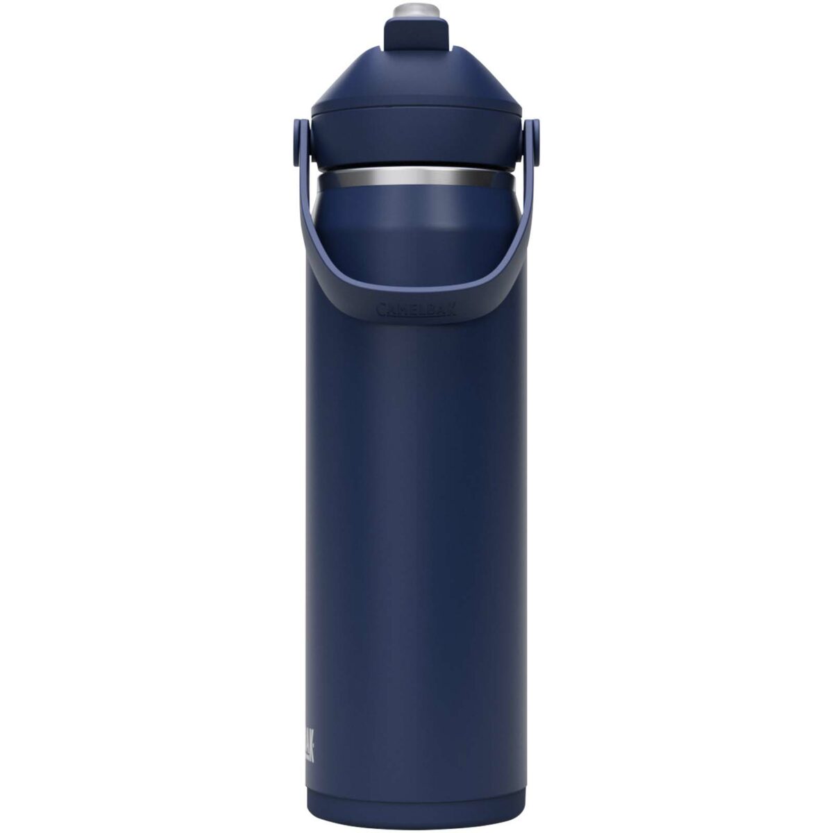 Camelbak® Thrive Flip VSS 750 ml vacuum insulated stainless steel water bottle with flip straw – Navy front view